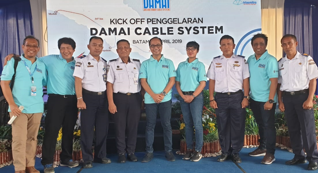 Triasmitra Bekerjasama dengan Telkominfra Garap Proyek SKKL Medan-Dumai